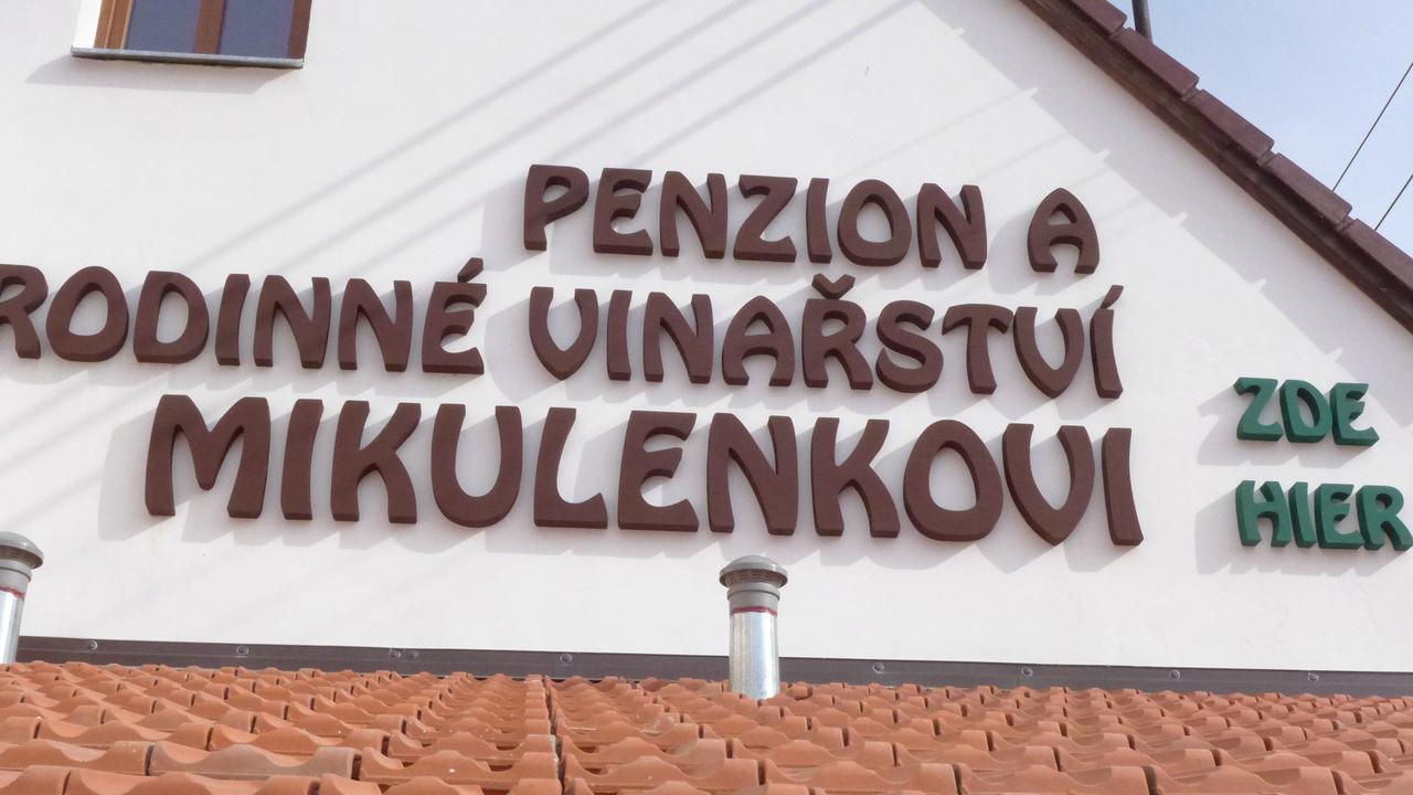 Rodinne Vinarstvi Mikulenkovi Velke Zernoseky Экстерьер фото